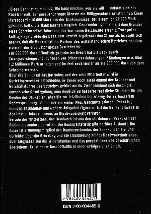 Krallen der Bank hinten